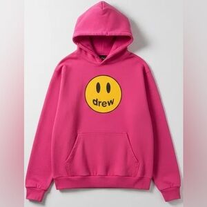 Drew House by Justin Bieber Pink Hoodie Size Medium